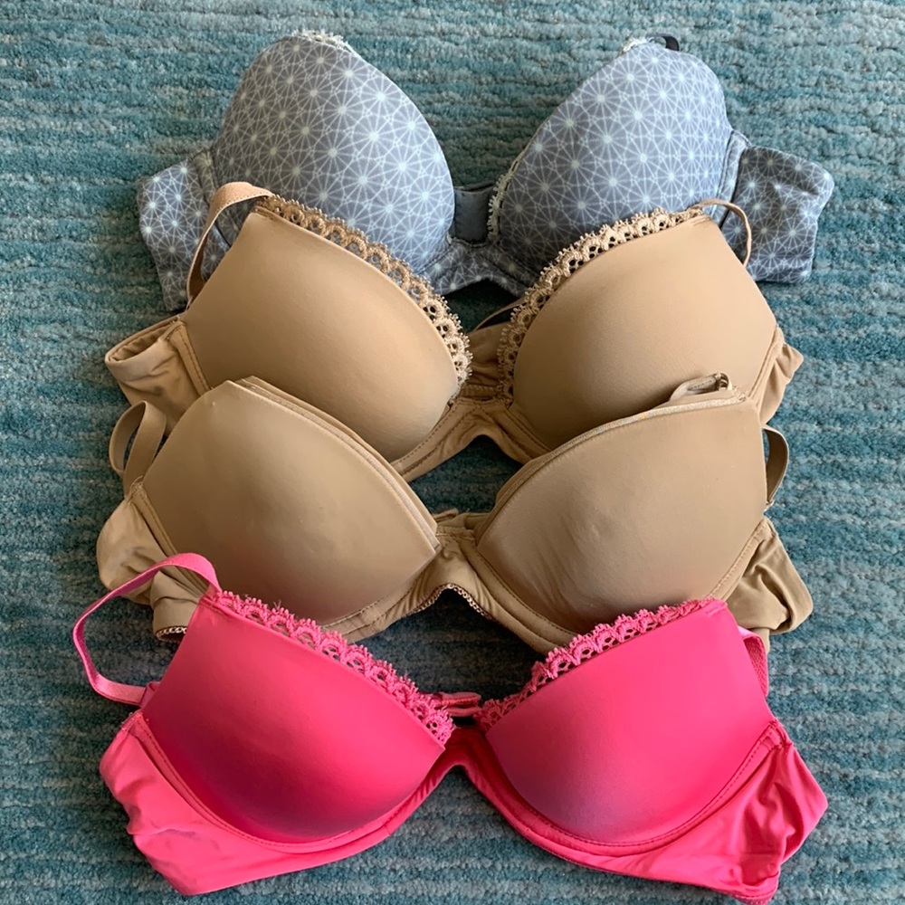 Set of Four Calvin Klein Seductive Comfort Bras